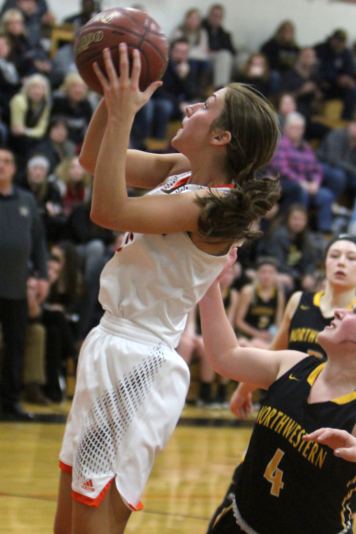 Northwestern at Bloomer girls basketball 2-1-19